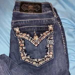 Size 26 miss me bootcut jeans